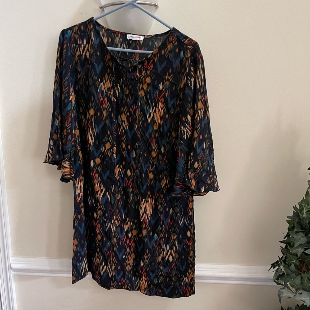 Printed Shift Dress